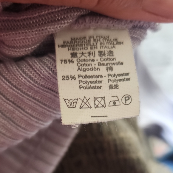 Brandy Melville Lillac Y2k Cardigan Sweater V-Neck Ribbed - Picture 5 of 5